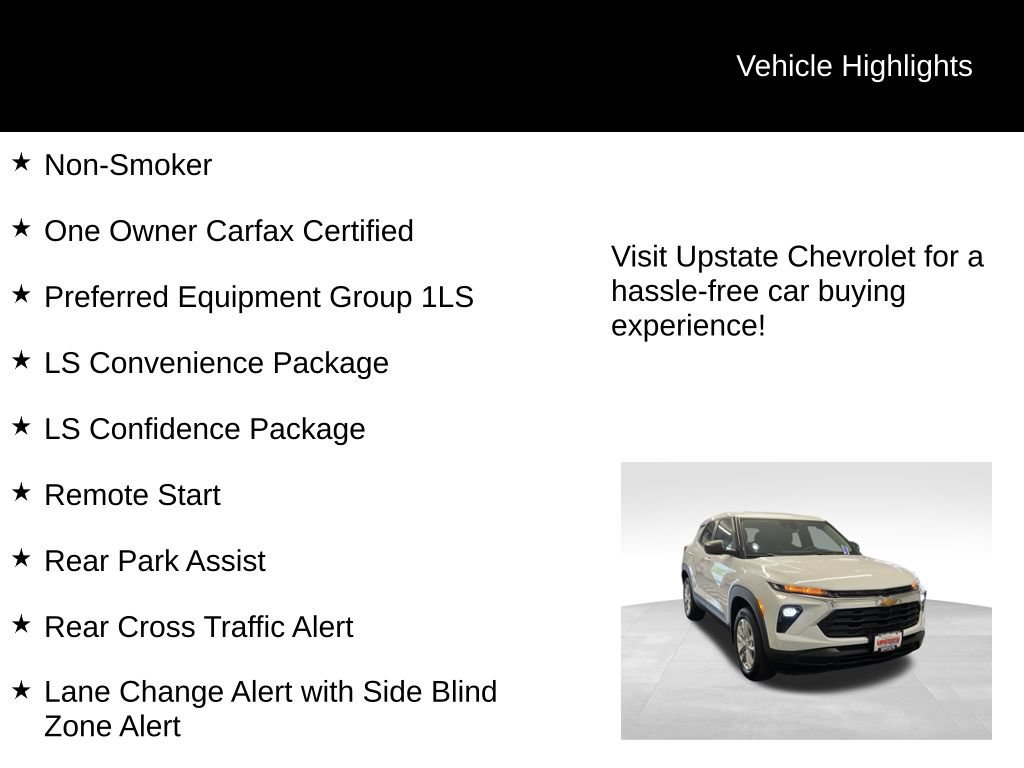 Used 2026 Chevrolet TrailBlazer LS w/ LS Convenience Package AWD/4WD image 9