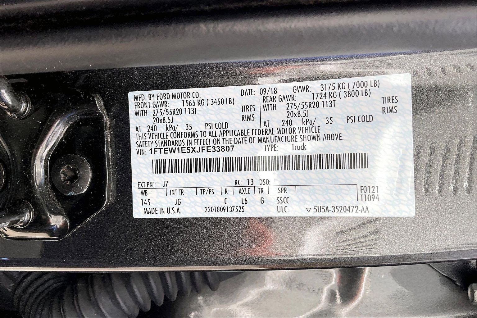 Used 2018 Ford F150 XL w/ Equipment Group 101A Mid image 29