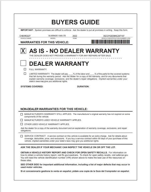 Used 2022 Chevrolet Silverado 1500 LTZ image 30