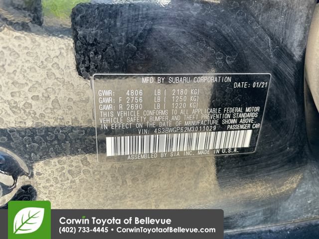 Used 2021 Subaru Legacy Touring XT w/ Popular Package #2 AWD/4WD image 24