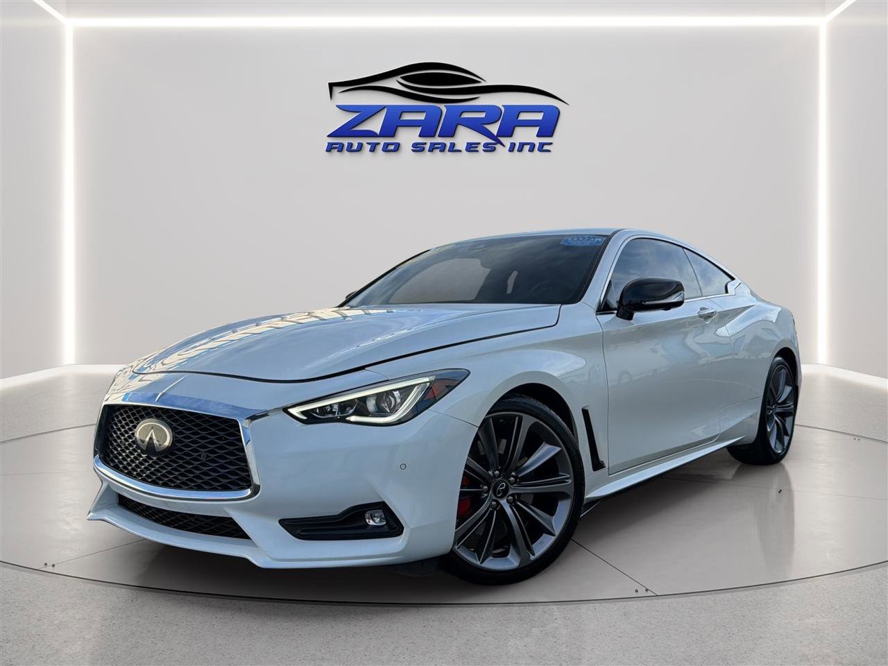 Used 2021 INFINITI Q60 Red Sport 400 w/ Cargo Package AWD/4WD image 1