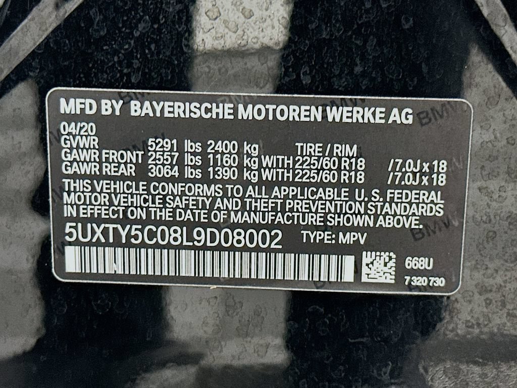 Used 2020 BMW X3 xDrive30i w/ Convenience Package AWD/4WD image 33
