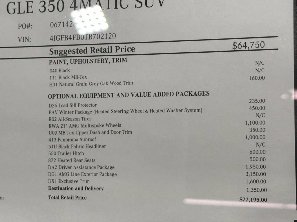 New 2026 Mercedes-Benz GLE 350 4MATIC image 18