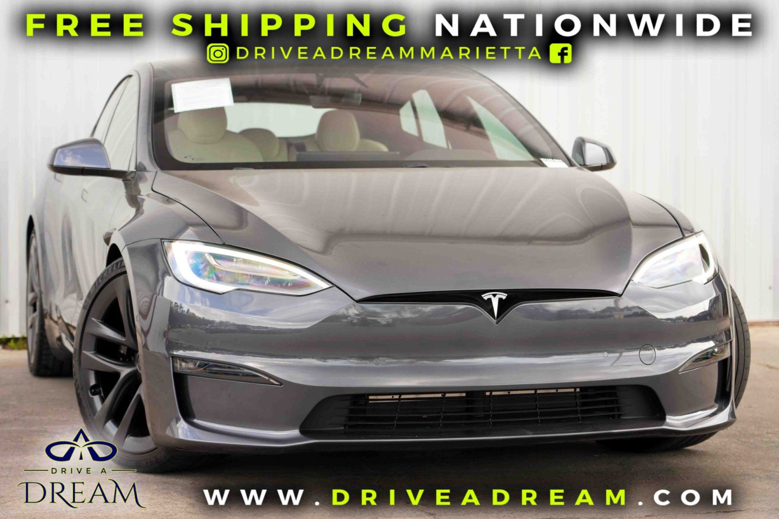 Used 2021 Tesla Model S Plaid image 2