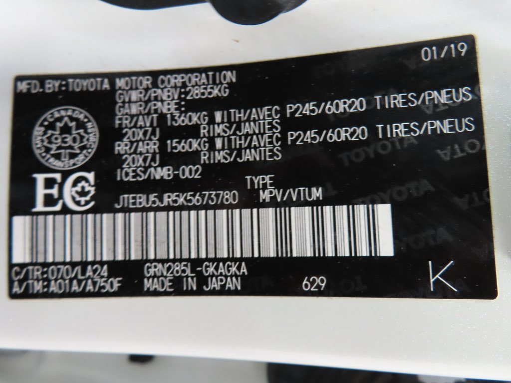 Used 2019 Toyota 4Runner Limited image 52