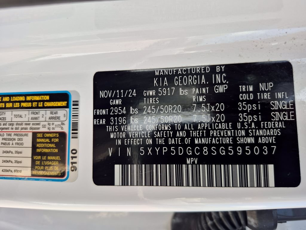 Certified 2025 Kia Telluride SX w/ SX Captain's Chair Package AWD/4WD image 26