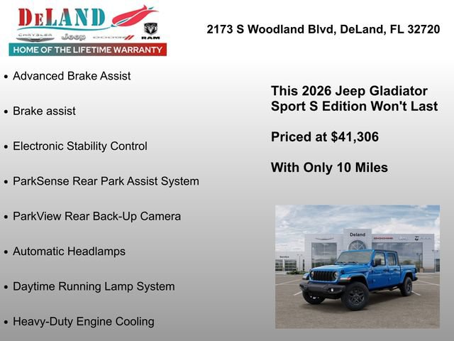 New 2026 Jeep Gladiator Sport AWD/4WD image 30