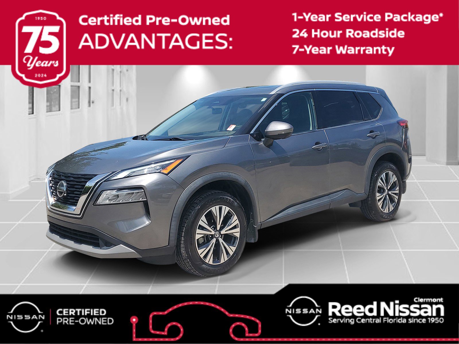 Certified 2021 Nissan Rogue SV w/ Premium Package