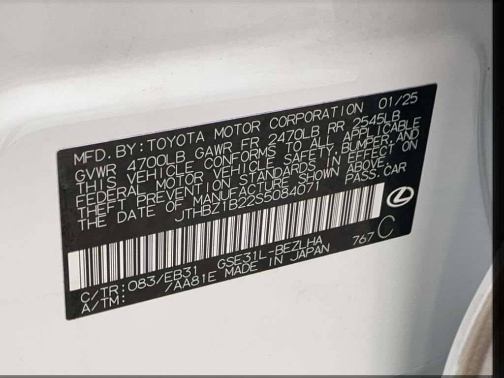 Used 2025 Lexus IS 350 F Sport w/ Accessory Package 2 RWD image 50