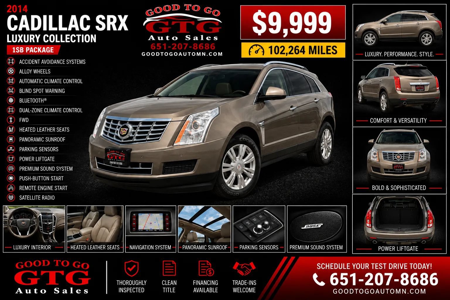 Used 2014 Cadillac SRX Luxury