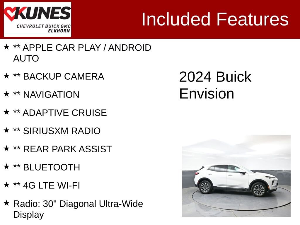 Used 2024 Buick Envision Preferred AWD/4WD image 2