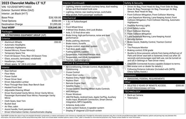 Used 2023 Chevrolet Malibu LT image 15