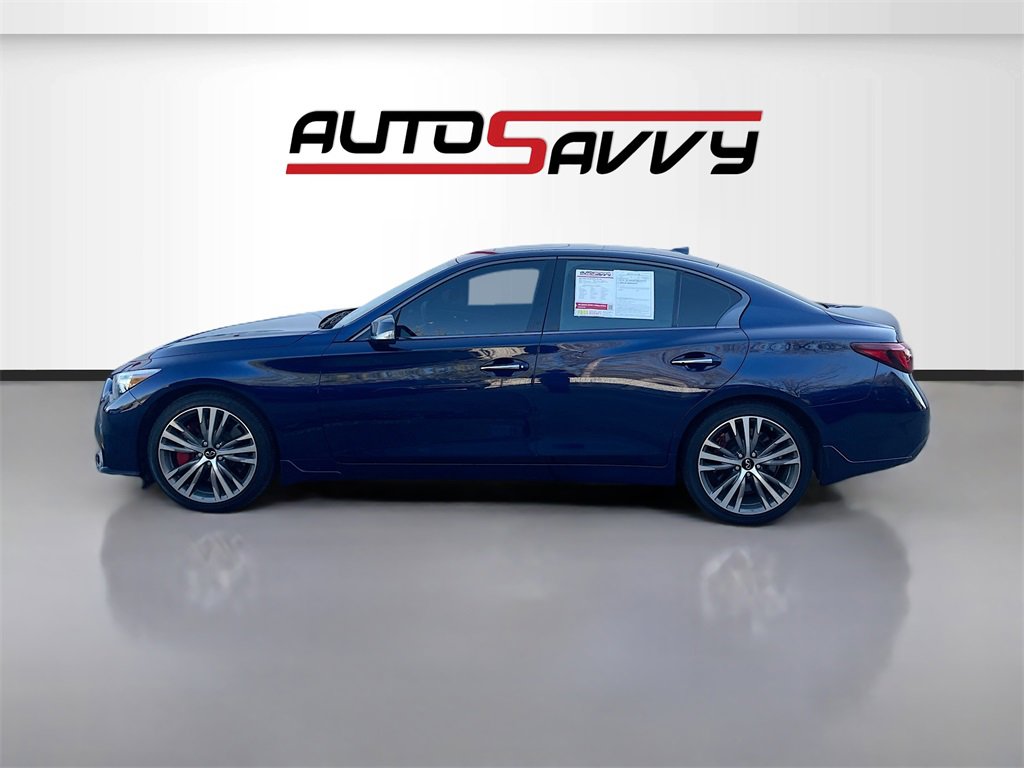 Used 2022 INFINITI Q50 Red Sport 400 image 4