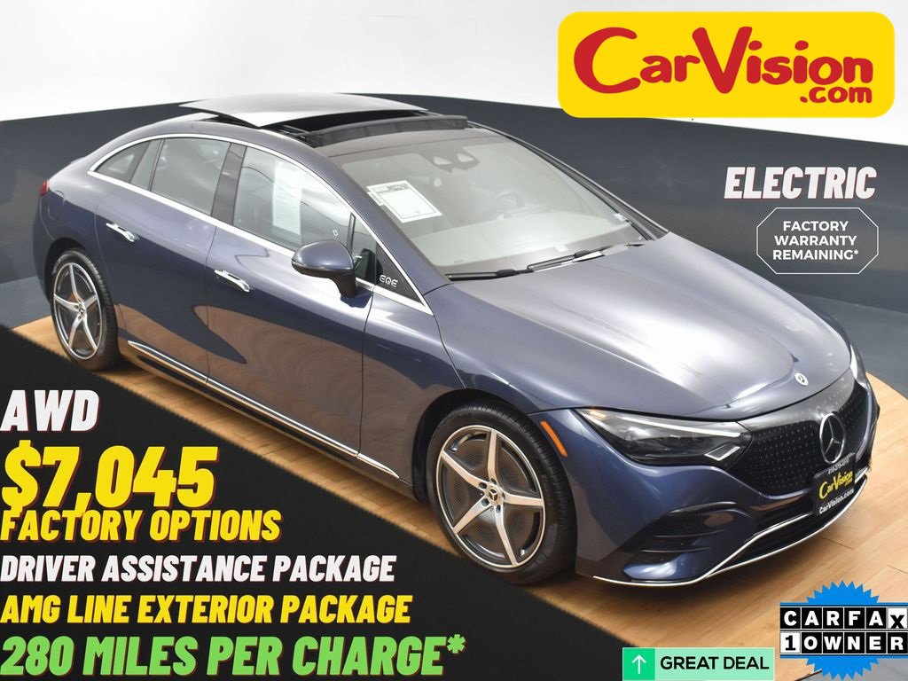 Used 2024 Mercedes-Benz EQE 350+ 4MATIC Sedan w/ AMG Line Exterior Package video 1