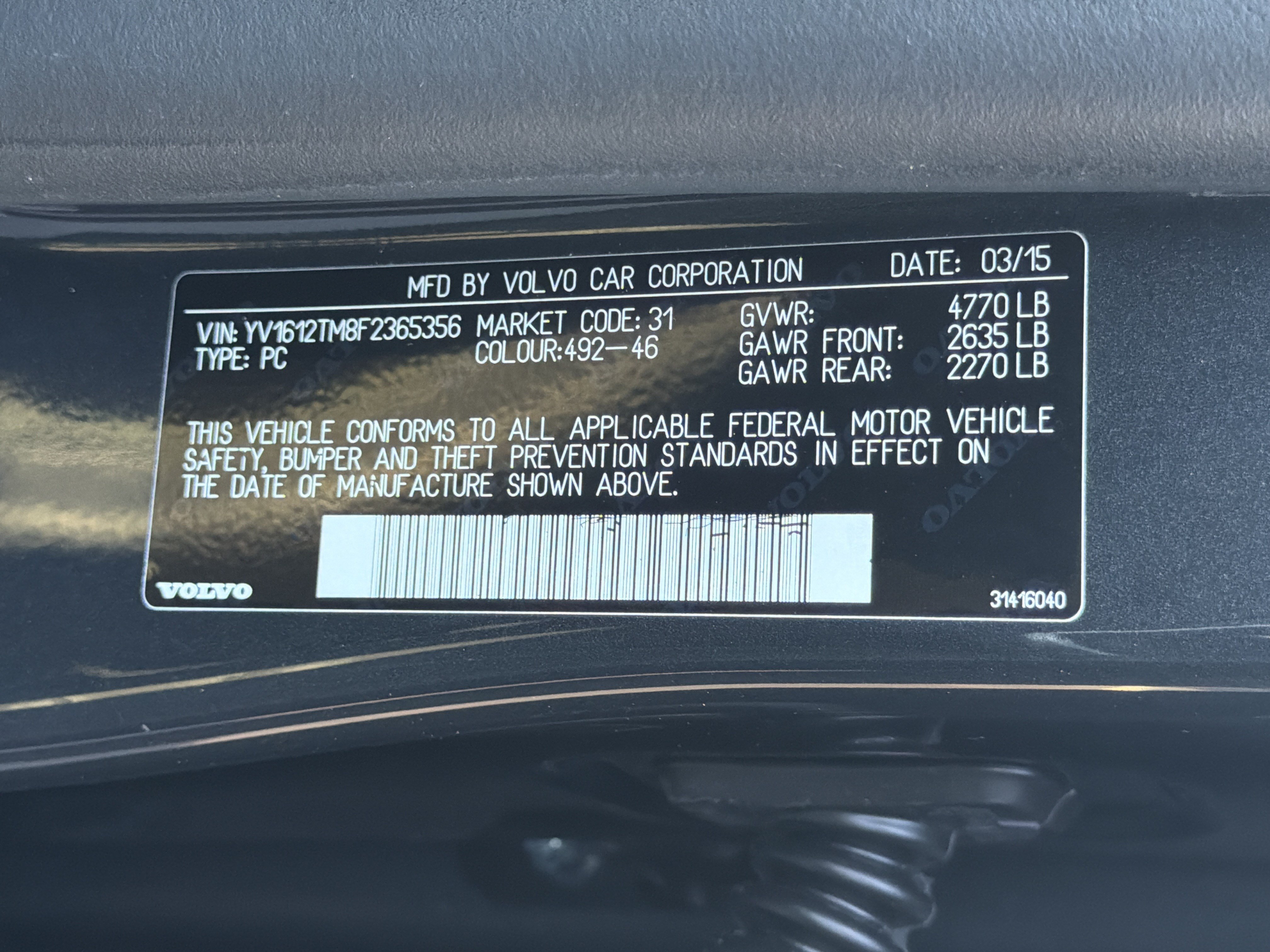 Used 2015 Volvo S60 T5 Platinum AWD/4WD image 37