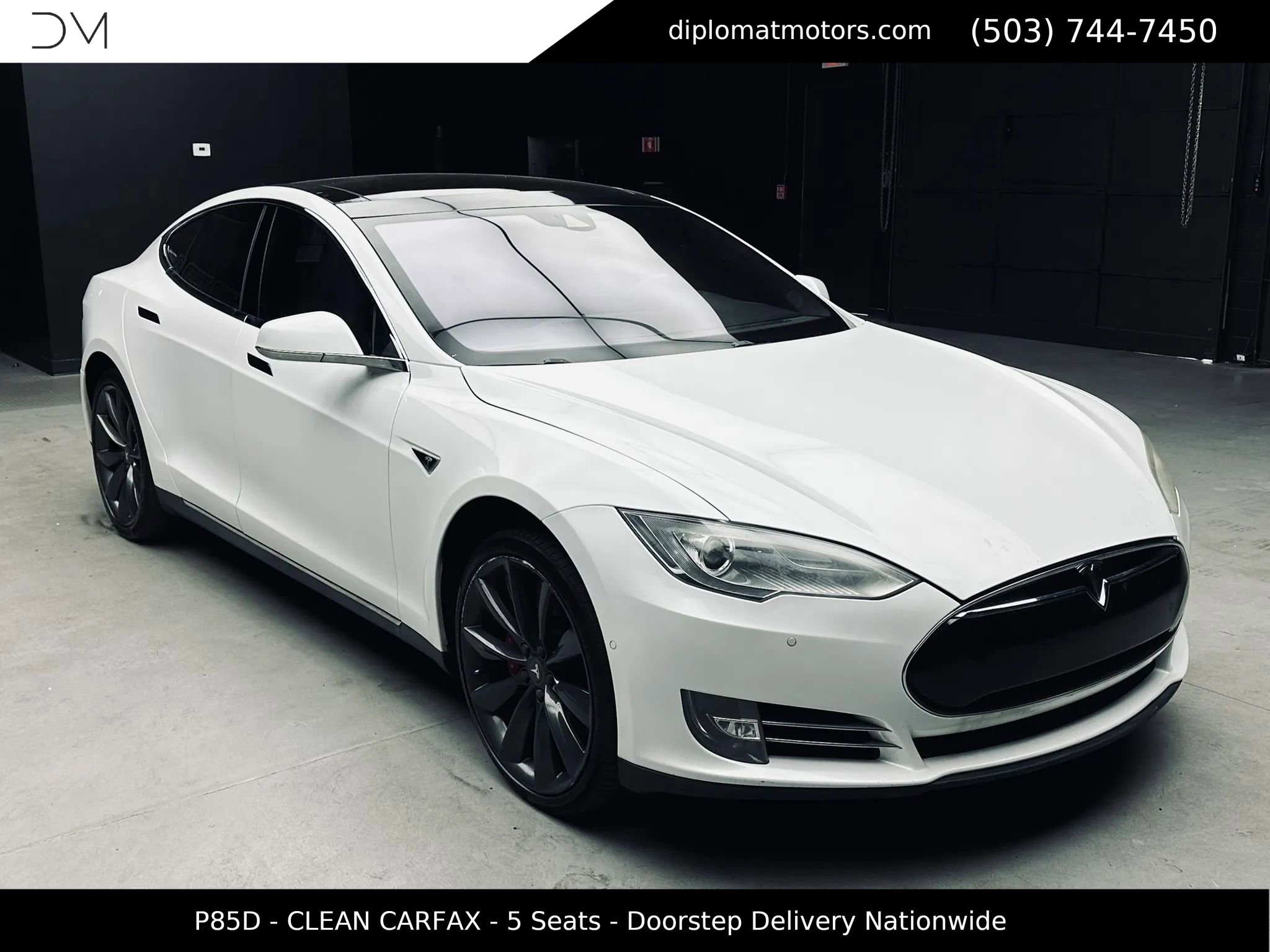 Used 2014 Tesla Model S P85D AWD/4WD image 9