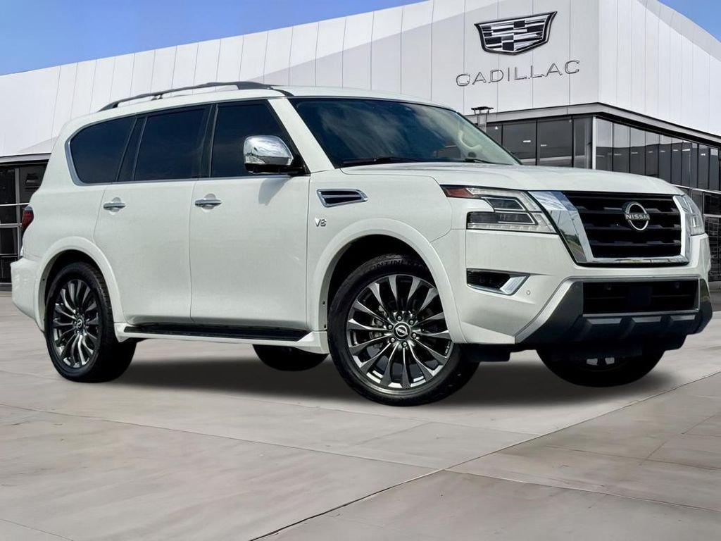 Used 2022 Nissan Armada Platinum w/ Captain's Chairs Package RWD image 2
