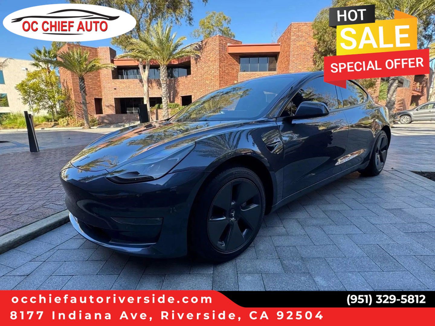 Used 2022 Tesla Model 3 Long Range AWD/4WD image 1