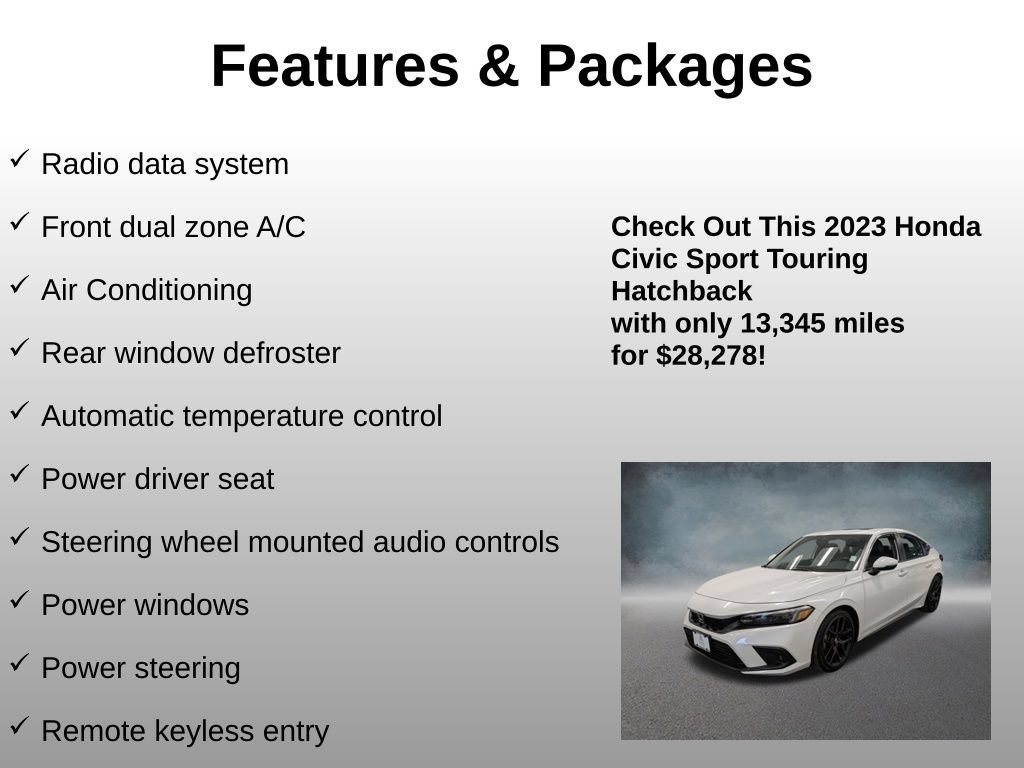 Used 2023 Honda Civic Sport Touring image 8
