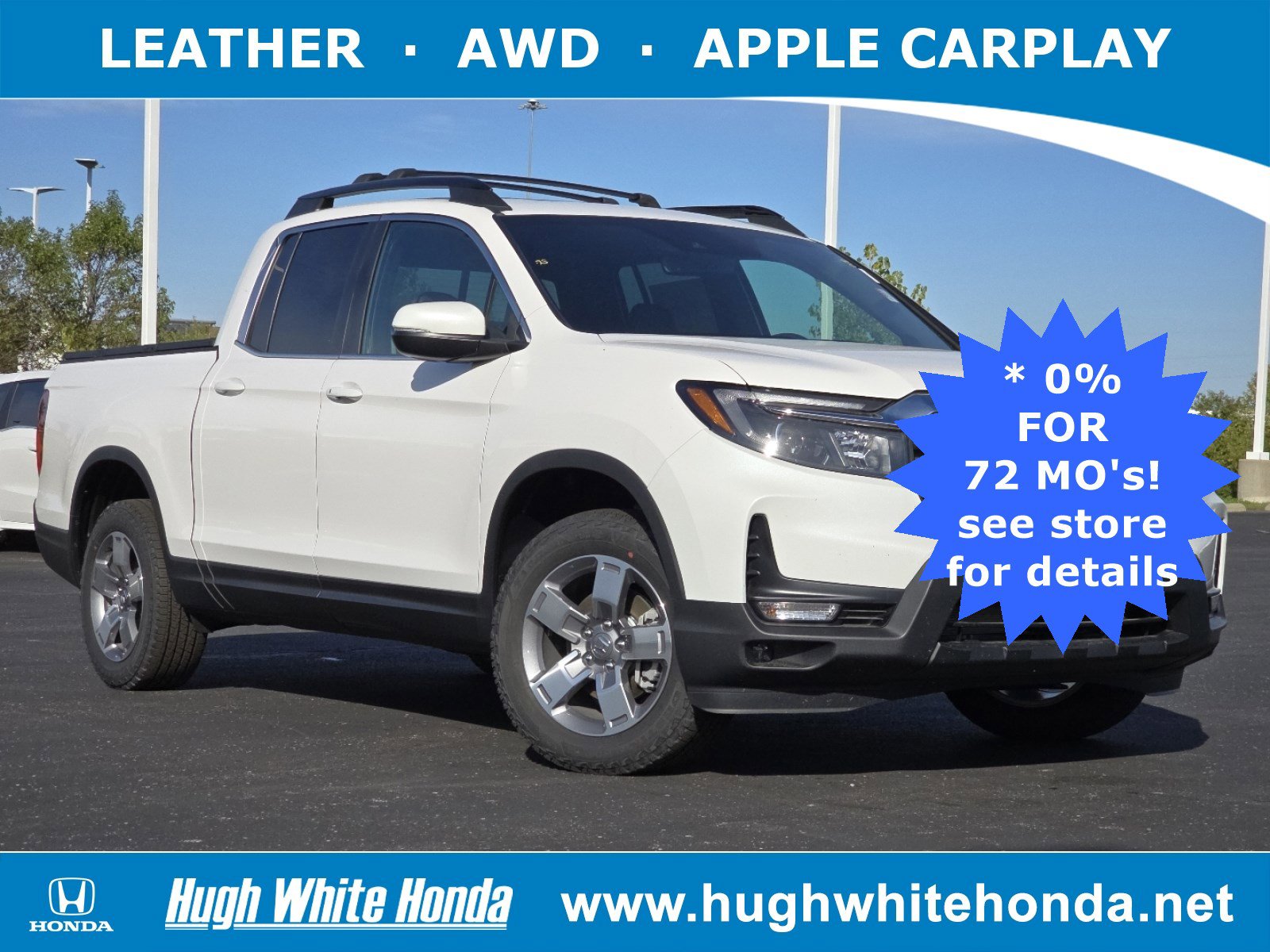 New 2025 Honda Ridgeline RTL