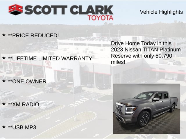 Used 2023 Nissan Titan Platinum Reserve w/ Moonroof Package AWD/4WD image 13