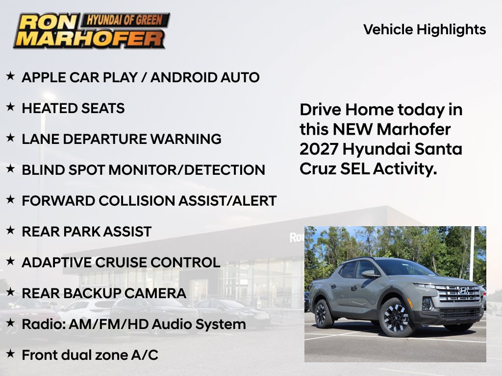 New 2027 Hyundai Santa Cruz SEL AWD/4WD image 15