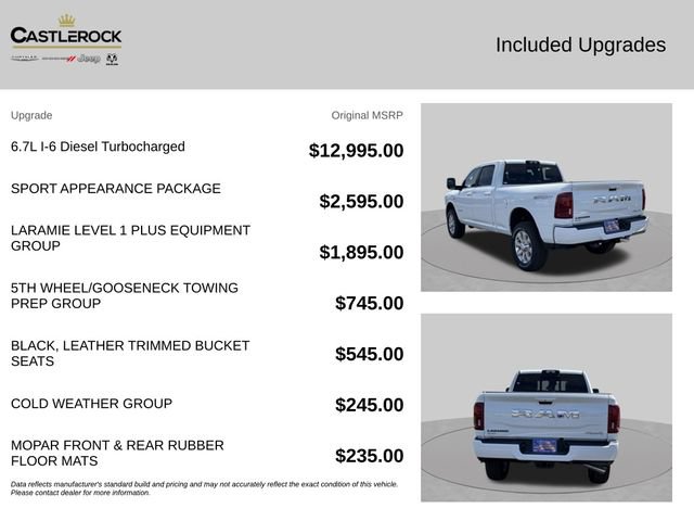 New 2026 RAM 3500 Laramie w/ Sport Appearance Package AWD/4WD image 4