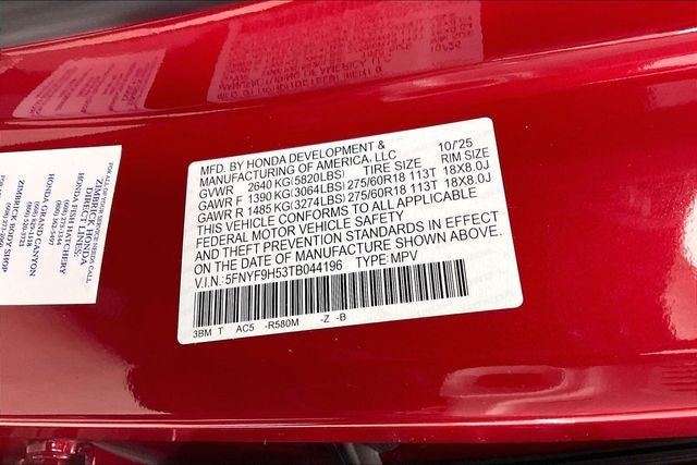 Certified 2026 Honda Passport TrailSport image 33