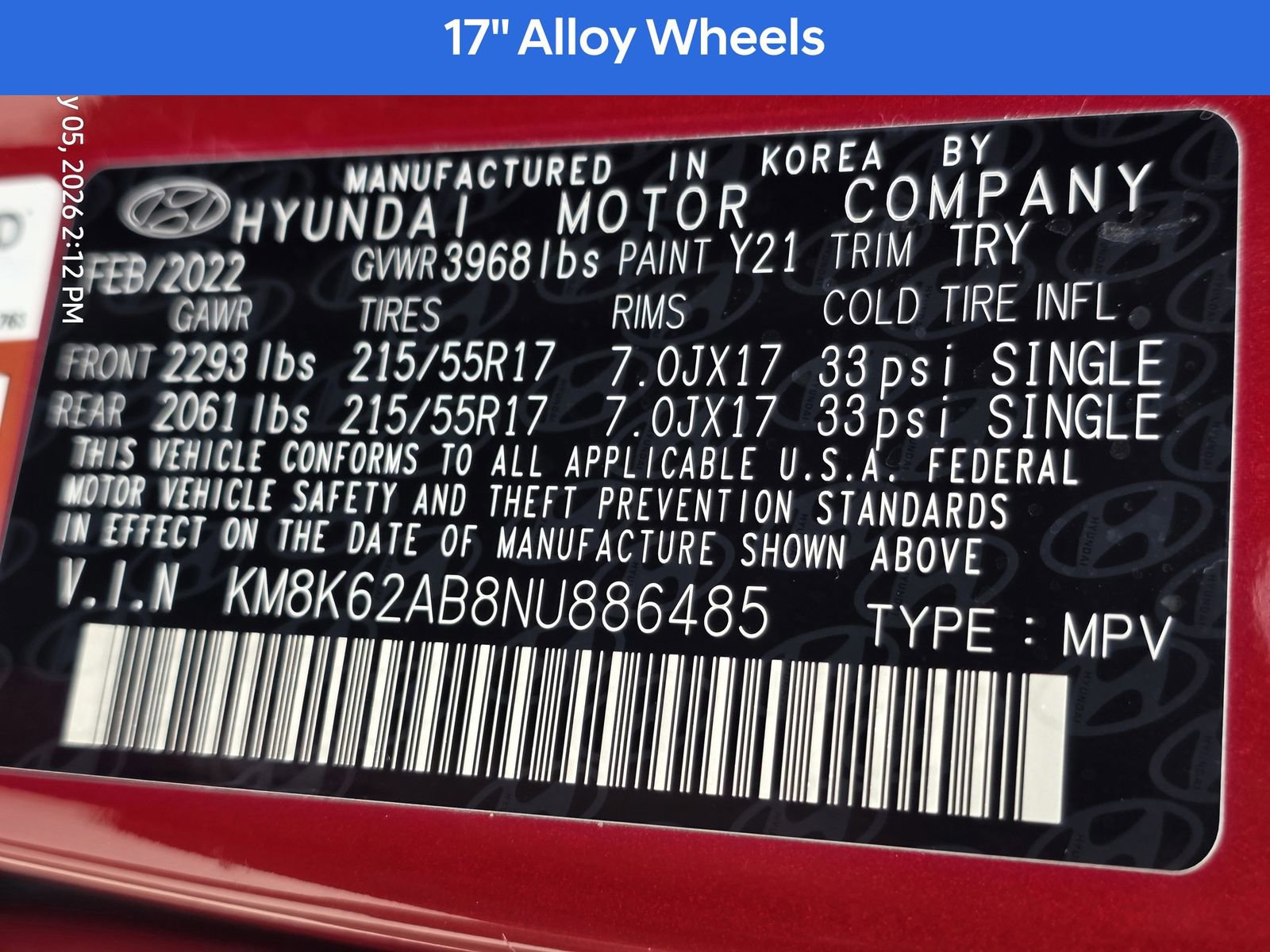 Used 2022 Hyundai Kona SEL FWD image 31