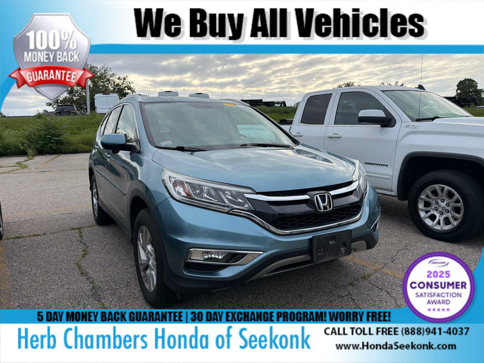 Used 2016 Honda CR-V EX-L