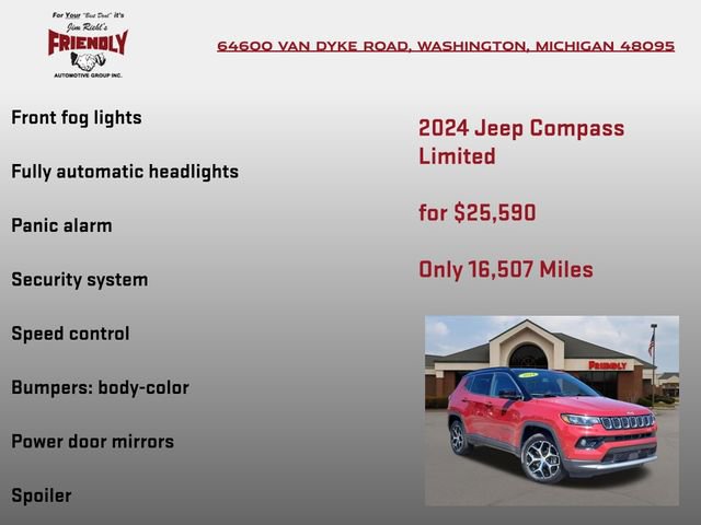 Used 2024 Jeep Compass Limited image 25