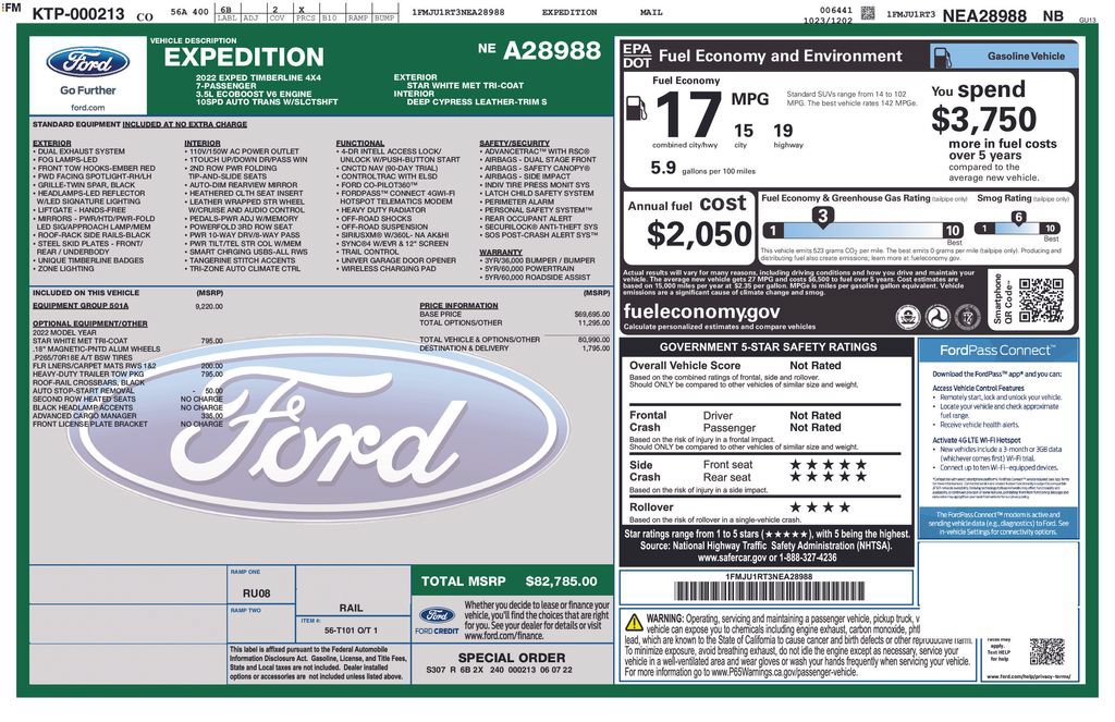 Used 2022 Ford Expedition Timberline AWD/4WD image 6