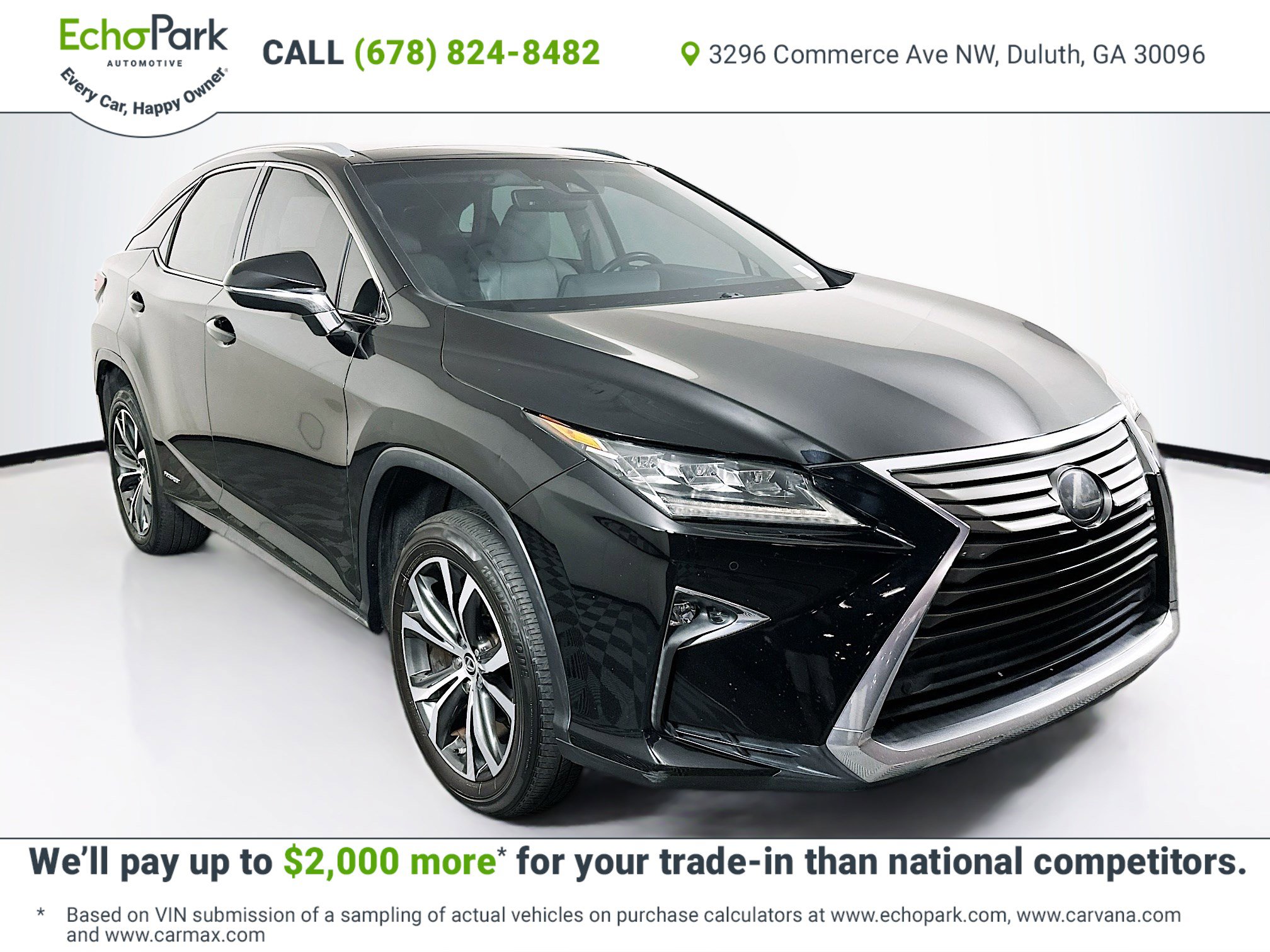 Used 2018 Lexus RX 450h AWD w/ Premium Package