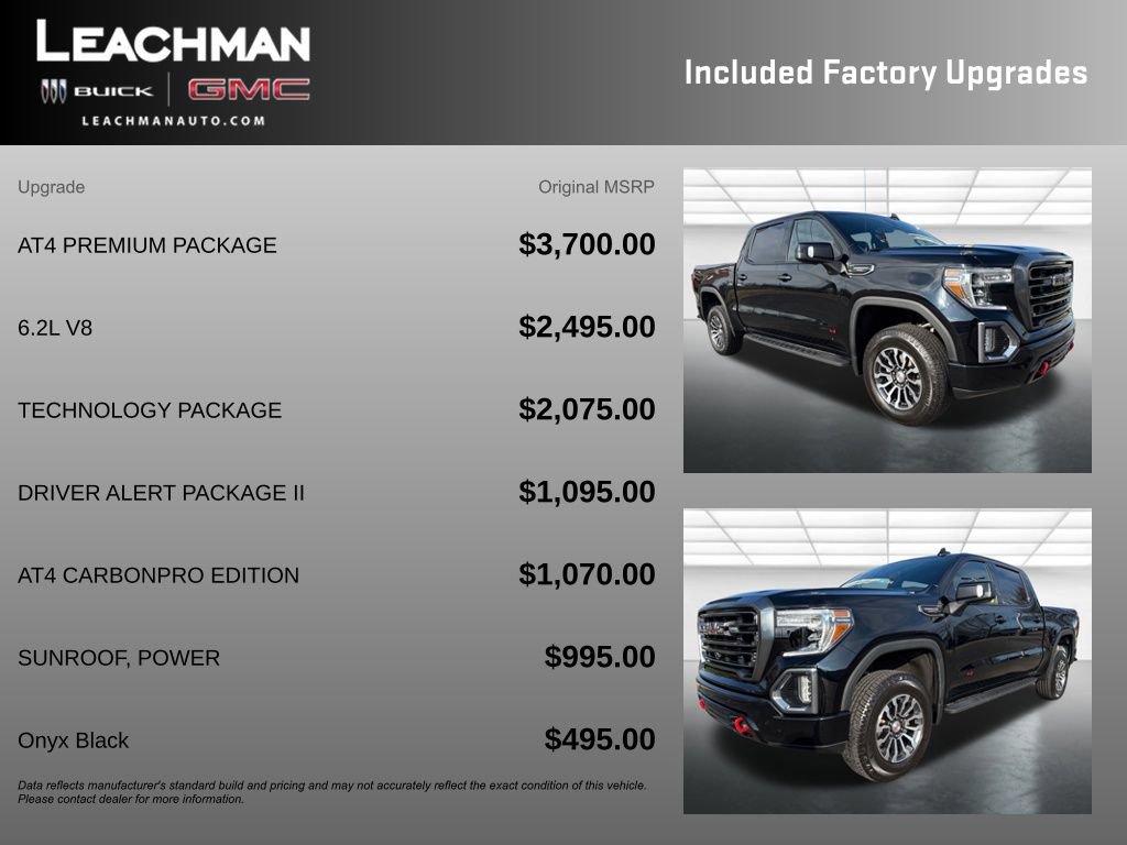 Certified 2021 GMC Sierra 1500 AT4 w/ AT4 Premium Package image 12