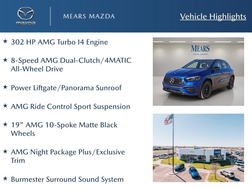 Used 2025 Mercedes-Benz GLA 35 AMG 4MATIC image 2