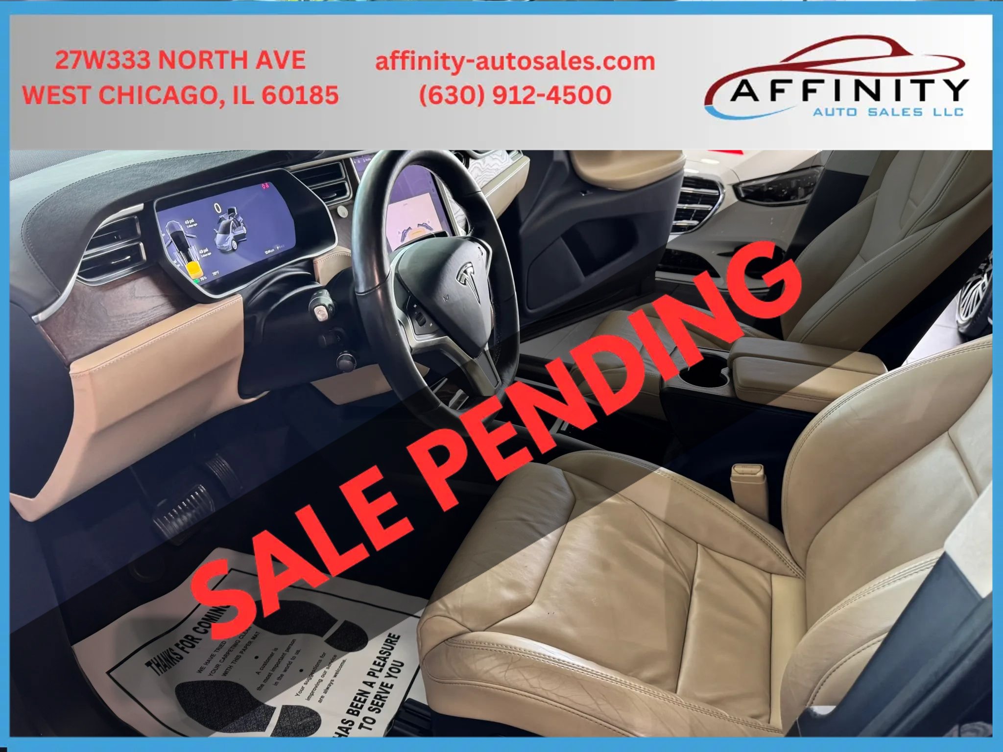 Used 2017 Tesla Model X 90D AWD/4WD image 10