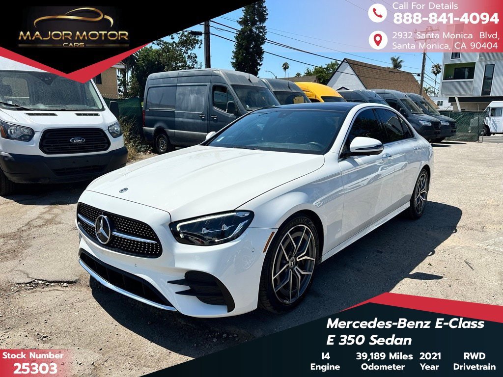 Used 2021 Mercedes-Benz E 350 Sedan w/ Premium Package