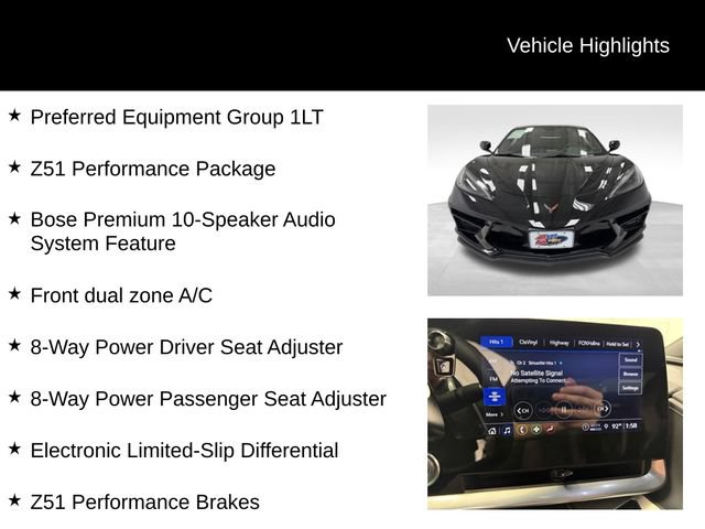 Certified 2023 Chevrolet Corvette Stingray Coupe w/ Z51 Performance Package RWD image 16