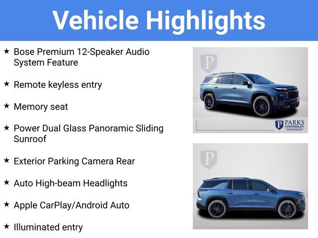 New 2026 Chevrolet Traverse RS image 4