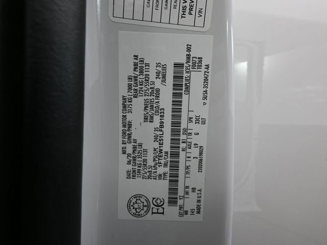 Used 2020 Ford F150 Lariat w/ Equipment Group 502A Luxury image 56