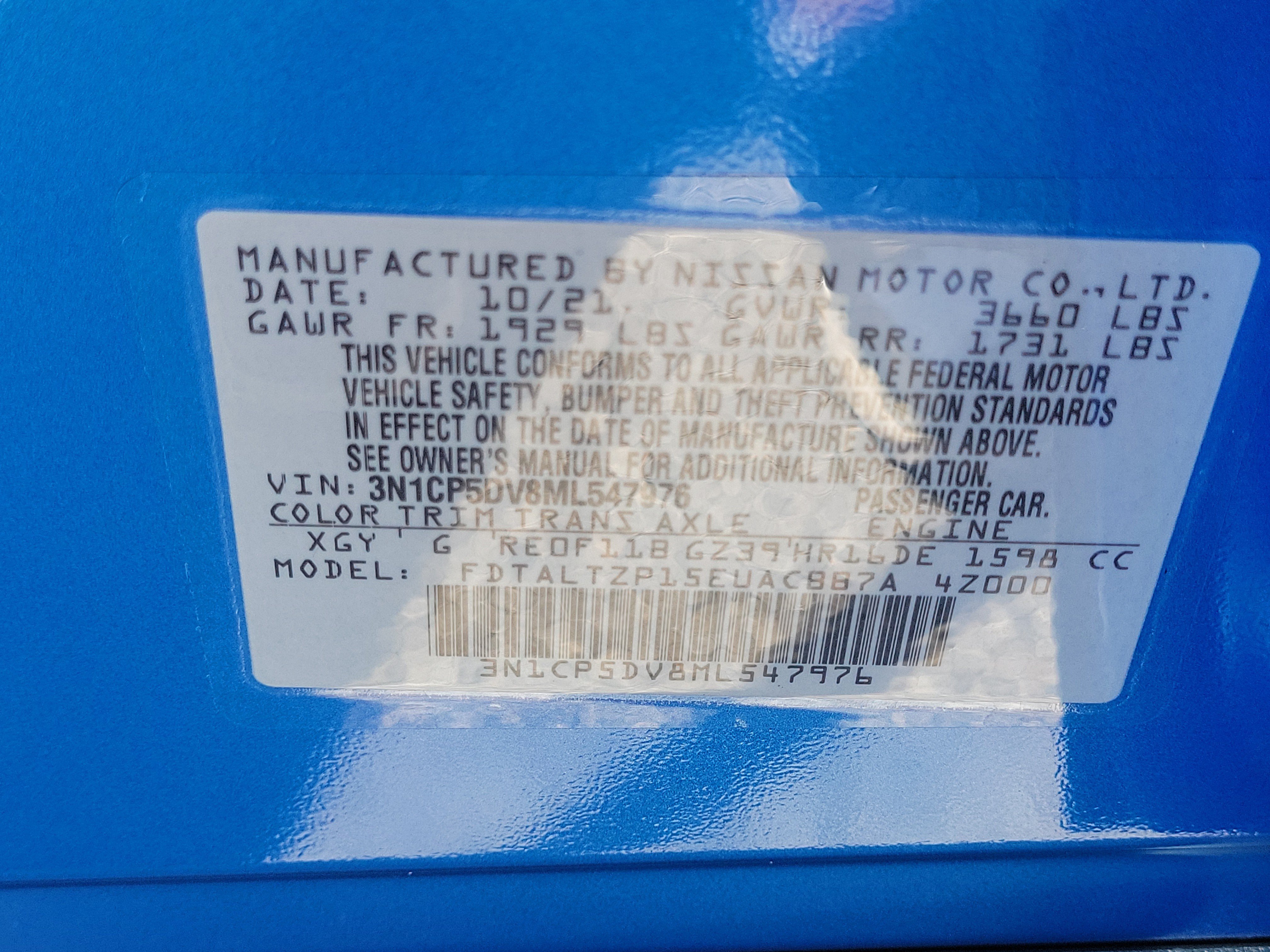 Certified 2021 Nissan Kicks SR w/ SR Premium Package FWD image 24