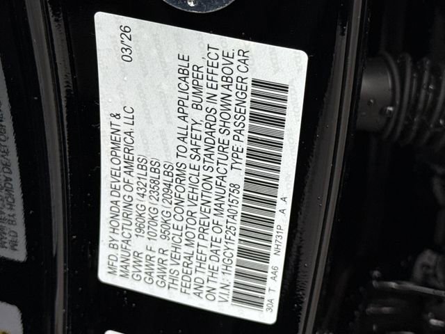 New 2026 Honda Accord LX image 38