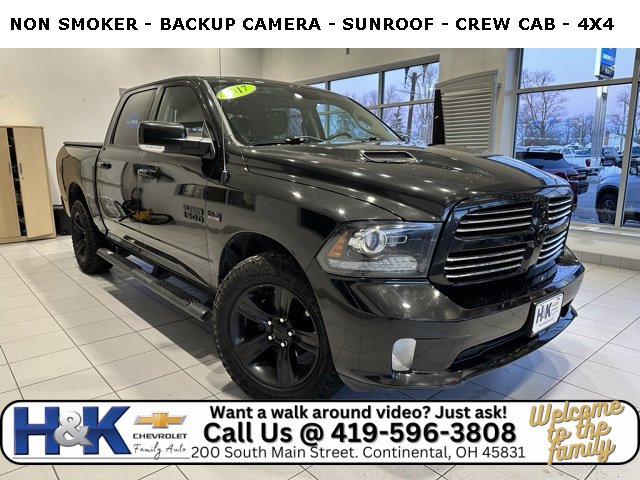 Used 2017 RAM 1500 Sport w/ Black Ram 1500 Sport Group