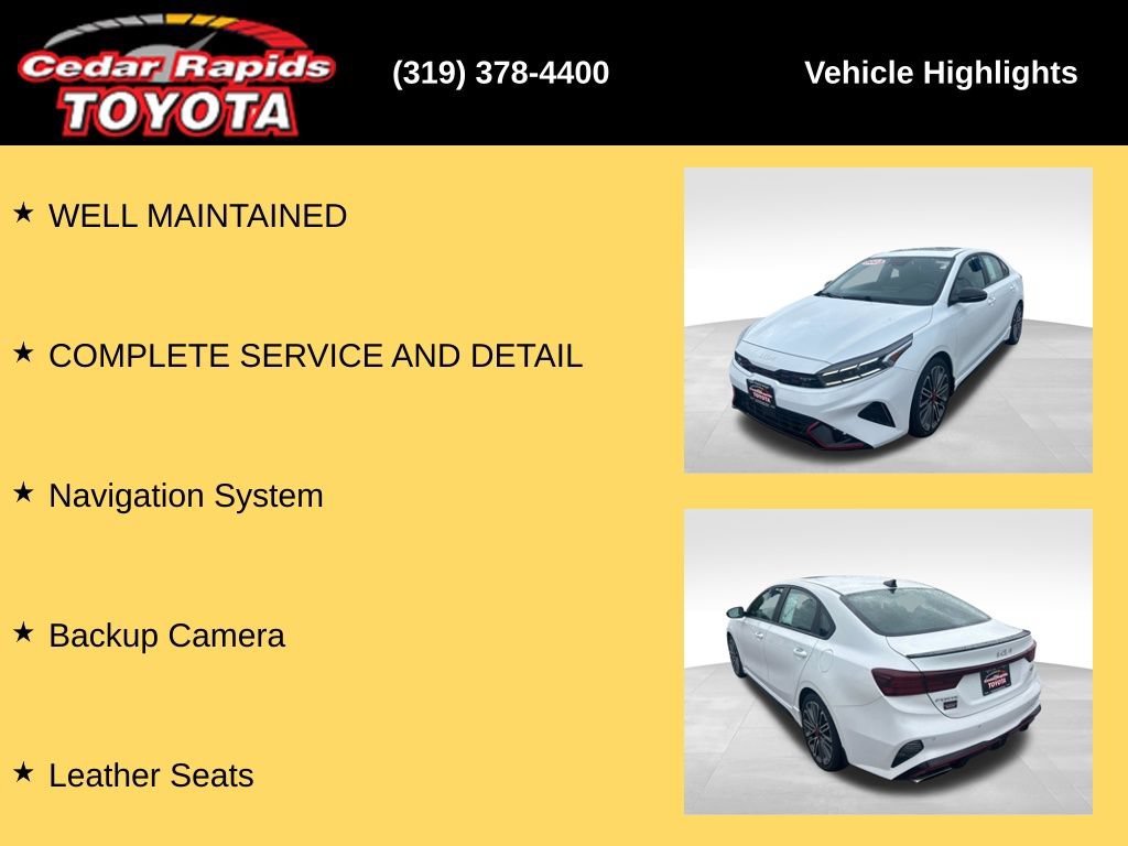 Used 2023 Kia Forte GT w/ GT2 Package FWD image 8
