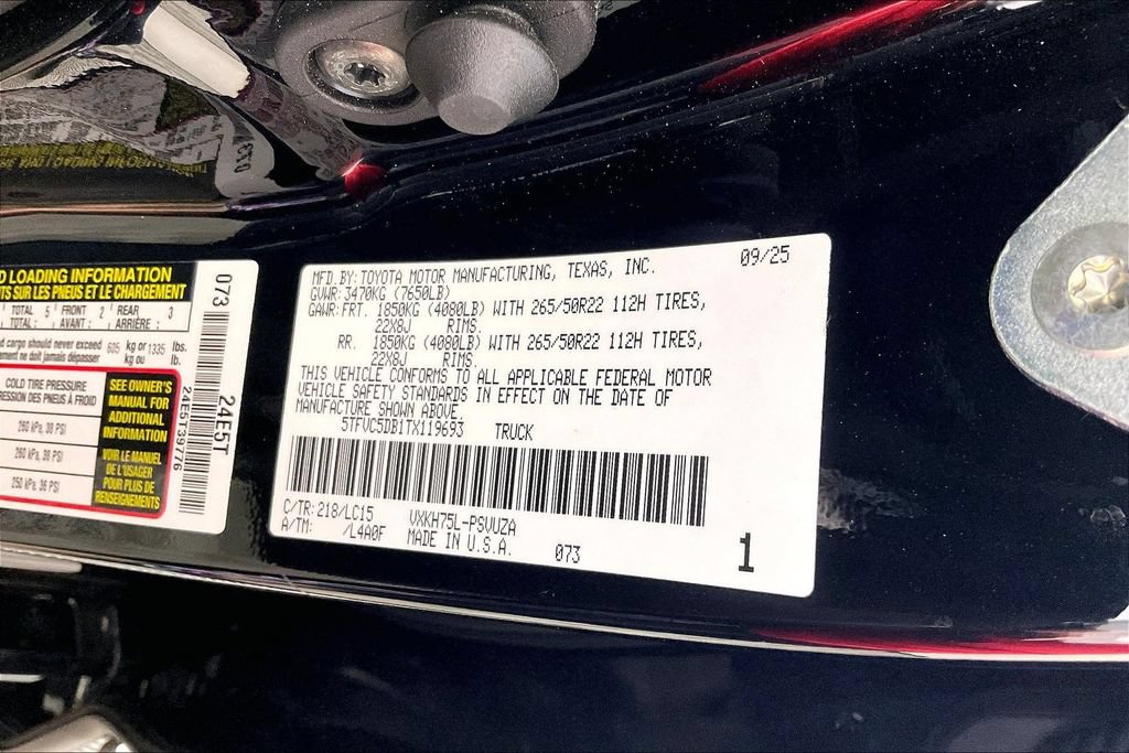 Used 2026 Toyota Tundra Capstone AWD/4WD image 43