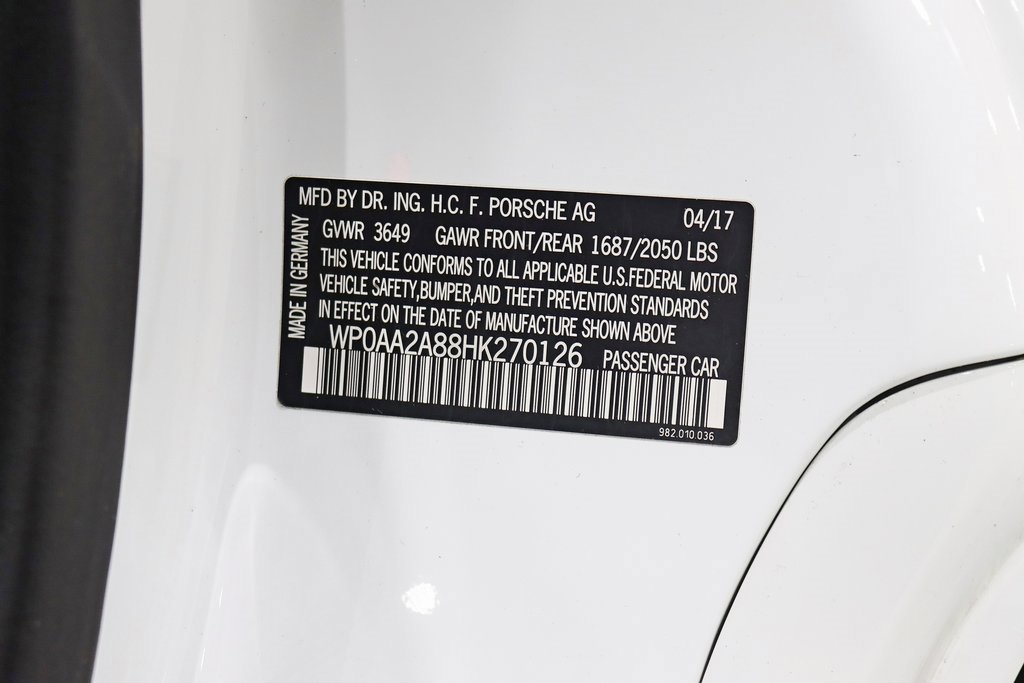 Used 2017 Porsche 718 Cayman image 32