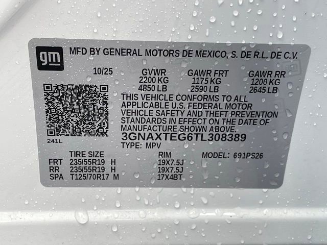 New 2026 Chevrolet Equinox RS w/ LPO, Floor Liner Package image 24