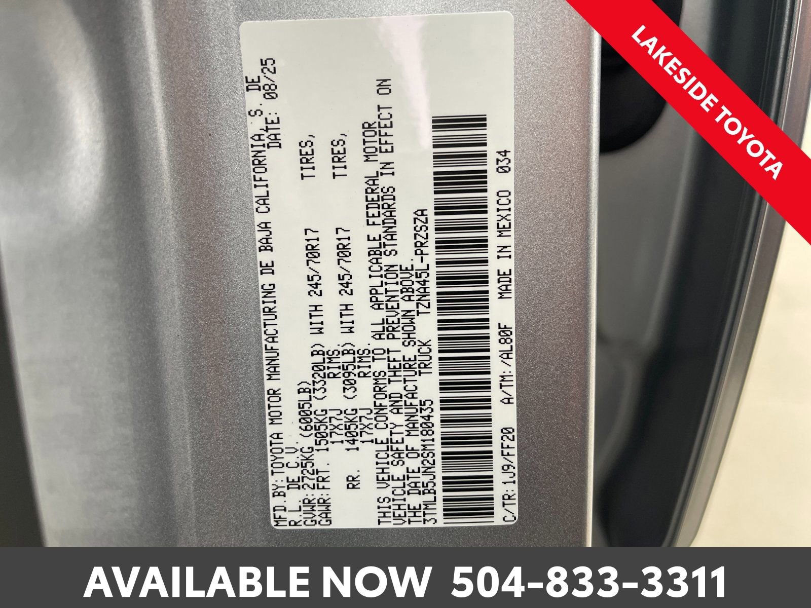 Certified 2025 Toyota Tacoma SR5 image 39