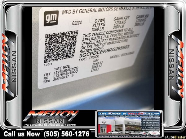 Used 2024 Chevrolet Silverado 1500 Custom Trail Boss w/ LPO, Dark Essentials Package image 17