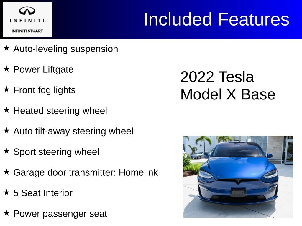 Used 2022 Tesla Model X AWD/4WD image 3